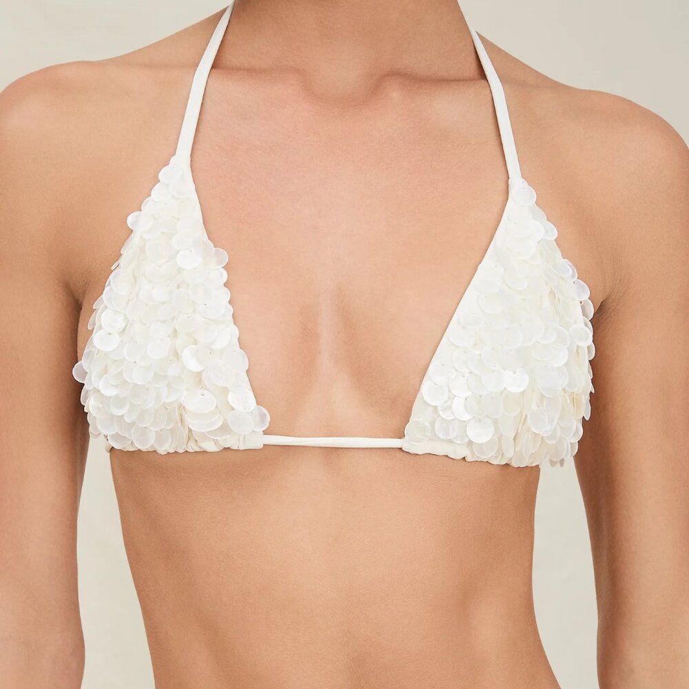 NWT Devon Windsor Cali Ivory Sea Shell Top Medium